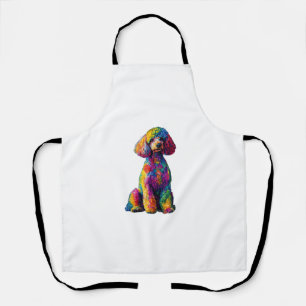 Funny Poodle Animal Lover Hunde Graphic Niedlich D Schürze