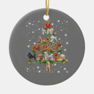 Funny Poodle Weihnachtsbaum Dekoration Kostüm