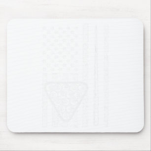 Funny Pool Art für Männer Frauen Billiard Lover Us Mousepad
