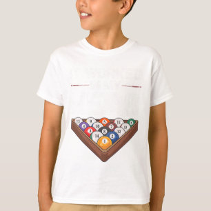 Funny Pool Billard Design Männerwelt Schwimmbecken T-Shirt