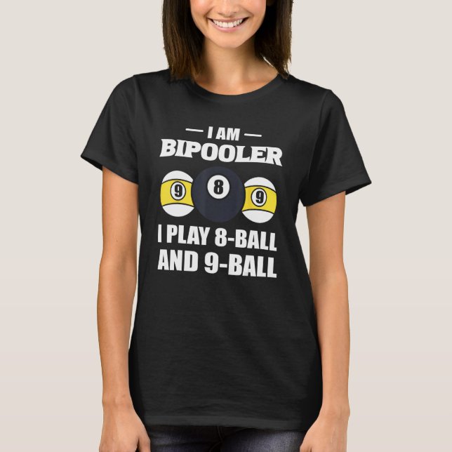 Funny Pool Billiard Billiard Player T-Shirt (Vorderseite)