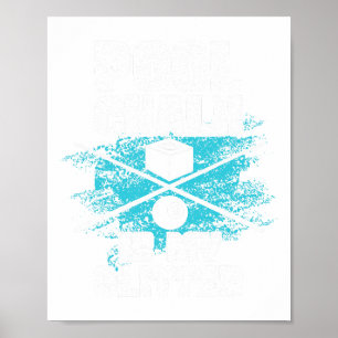 Funny Pool Billiard Pool Sporttisch Game Player Poster