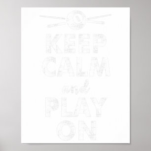 Funny Pool Billiards Aight Ball Slogan Behalt Calm Poster