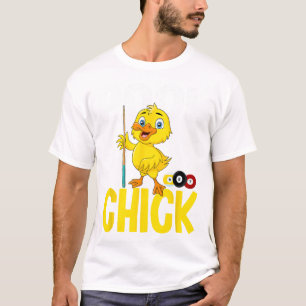 Funny Pool Kick 8 Ball Frauen Niedlich Billard Lad T-Shirt