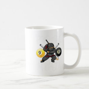 Funny Pool Ninja Niedliche Pocket Billiards Boys G Kaffeetasse