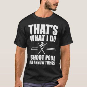 Funny Pool Player Billiard Billiard Ball T-Shirt