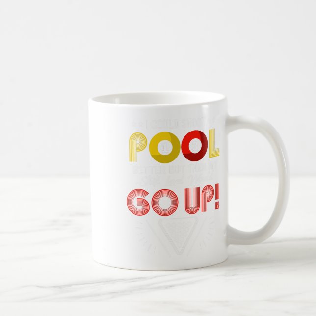Funny Pool Player Billiards Kaffeetasse (Rechts)