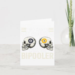 Funny Pool Player Design - für Billard-Lüfter und Karte