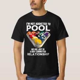 Funny Pool Rack Billiards angenommen T-Shirt