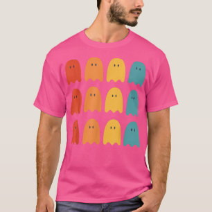 Funny Pop Art GHOULS Preppy Halloween Groovy Candy T-Shirt