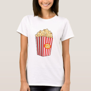 Funny Popcorn, Popcorn Geschenke, Film Lover T-Shirt