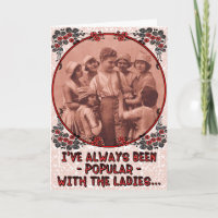 Funny "Popular" Vintage Retro-Hochzeitstag