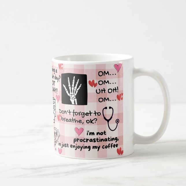 Funny Positive Affirmative Orthopedic Nurse Tasse (Rechts)