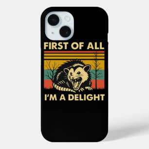 Funny Possum Zitat - Zunächst einmal bin ich ein D Case-Mate iPhone Hülle