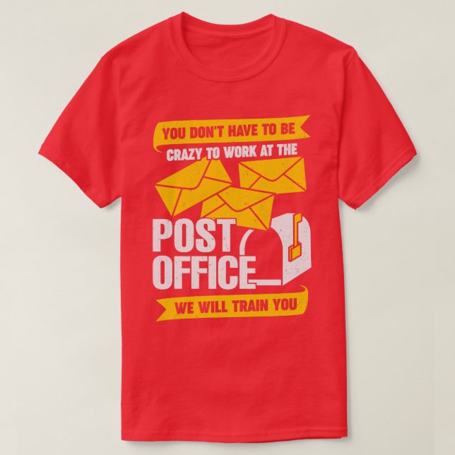 Funny Post Office Postal Worker Gift  T-Shirt (Design vorne)