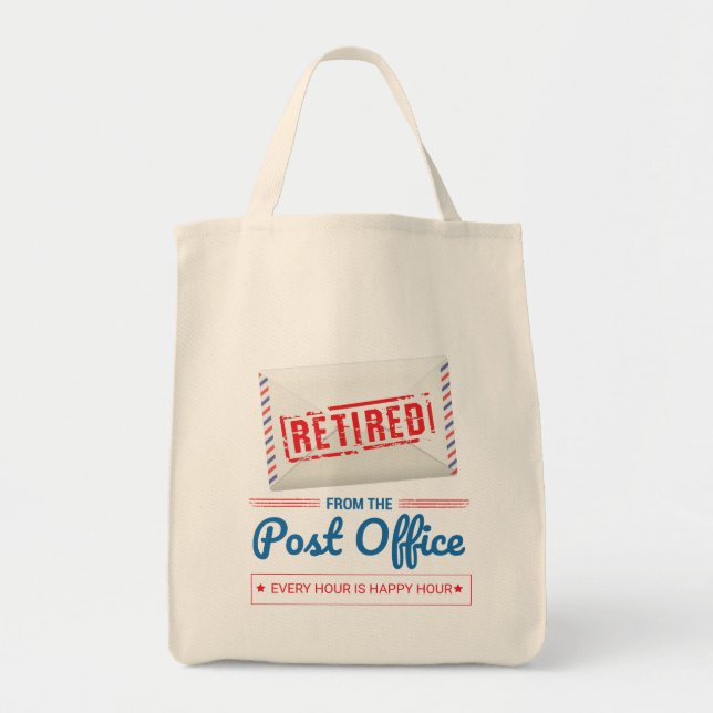 Funny Postal Mail Carrier Retirement Swag Tragetasche (Vorne)