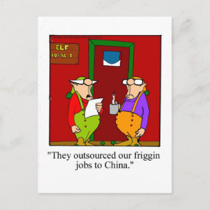 Funny Postcard Postkarte