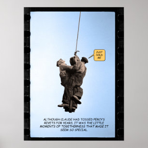 Funny Poster - Claude und Percy