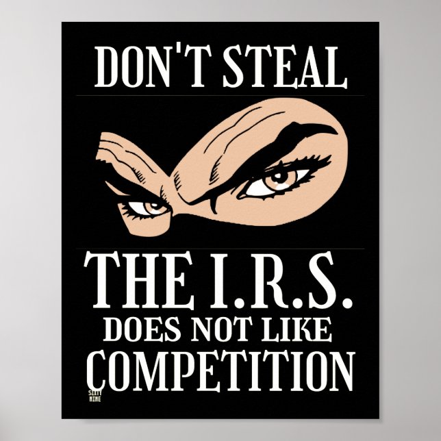 funny poster  "DON'T STEAL... 2" (Vorne)