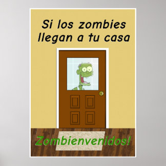 Funny Poster für das Spanische Klassenzimmer