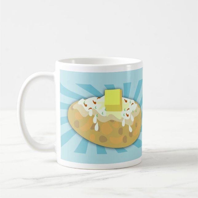 Funny Potato Liebhaber Design Kaffeetasse (Links)