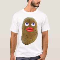 Funny Potato Süße Figur T - Shirt