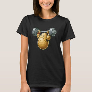 Funny Potato Weightlift Artwork Funny Weightlif T-Shirt