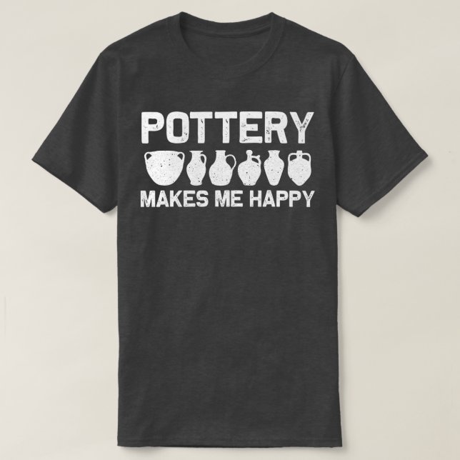 Funny Potterie für Männer Keramik Potter Künstleri T-Shirt (Design vorne)