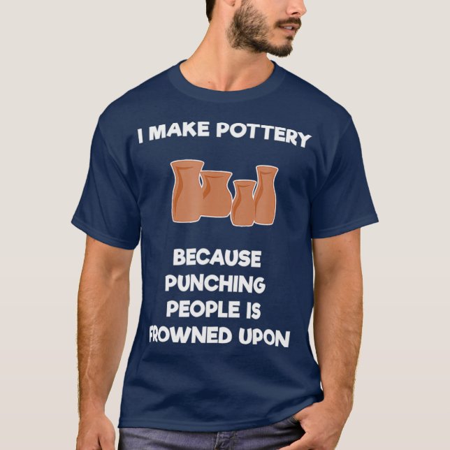 Funny Pottery T - Shirt Gift - Punch (Vorderseite)