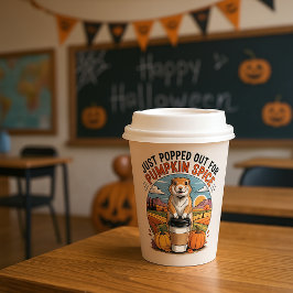 Funny Prairie Dog Fall Pumpkin Spice Humor Pappbecher