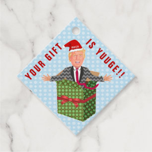 Funny Präsident Donald Trump Weihnachtsjuge Gesche Geschenkanhänger