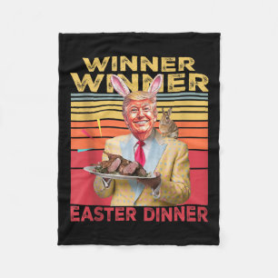 Funny Präsident Trump Gewinner Osterfest Fleecedecke