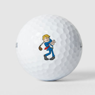 Funny Präsident Trump Golf Swing Geschenk Golfball