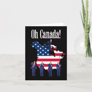 Funny Präsident Trump Sprichwort Oh Kanada Karte A