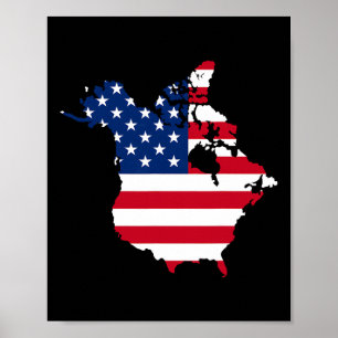 Funny Präsident Trump Sprichwort Oh Kanada Karte A Poster