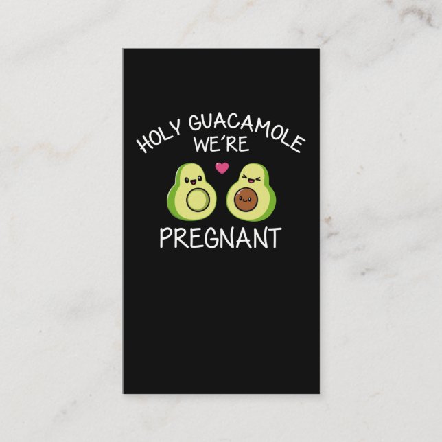 Funny Pregnancy Ankündigung Avocado Joke (Vorderseite)