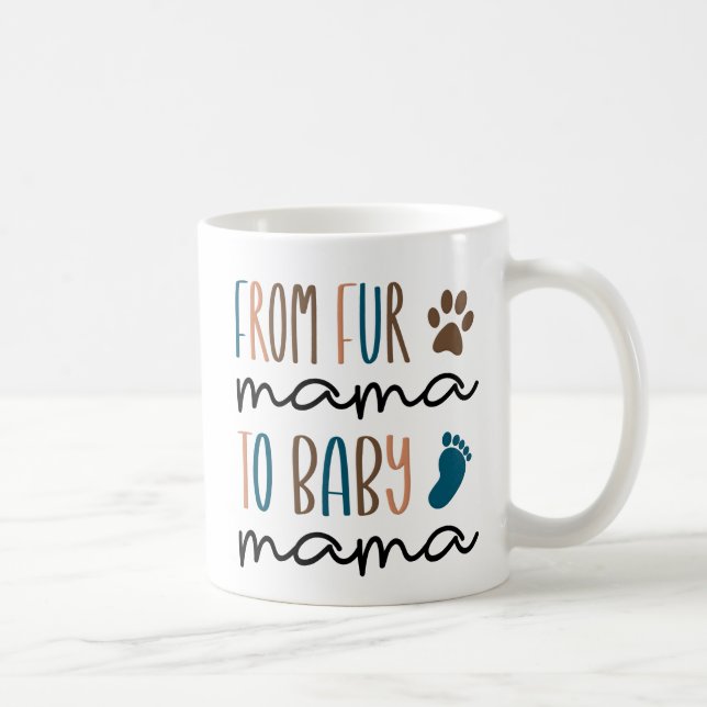 Funny Pregnancy Ankündigung Fur Mama Kaffeetasse (Rechts)