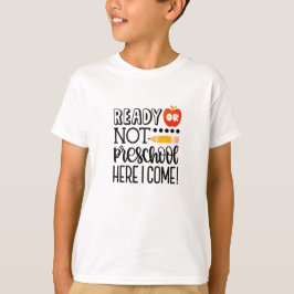 Funny Preschool zurück in die Schule T-Shirt