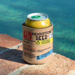 Funny Prescription Beer Can Cooler Dosenkühler