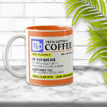 Funny Prescription Coffee Tasse<br><div class="desc">Fügen Sie dieser lustigen "verschreibungspflichtigen" Kaffeemaschine-Tasse einen Namen für eine ganz besondere Geschenkidee hinzu! Oder füllen Sie Ihr eigenes Rezept für ein wenig für sich selbst.</div>