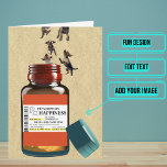 Funny Prescription Flasche Welpen Geburtstag Karte<br><div class="desc">Diese Karte ist wirklich eine einzigartige und lustige Karte, die die Herzen Ihrer Lieben wärmen wird. Schicken Sie ihnen eine simulierte Rezept-Flasche für Glück, Freude, Liebe oder was auch immer sie brauchen und lasse es in Form von PUPPIES. Im Inneren haben wir genau die richtige Botschaft geschrieben, um mit dem...</div>