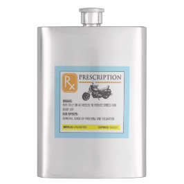Funny Prescription Motorrad Ride Flachmann