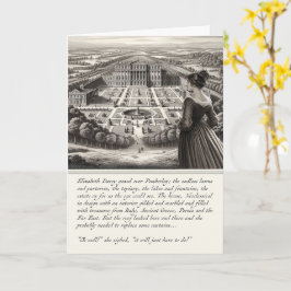 Funny Pride und Prejudice Jane Austen Card Karte