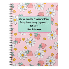 Funny Principal Notebook Dinge, die ich wollte zu  Notizblock