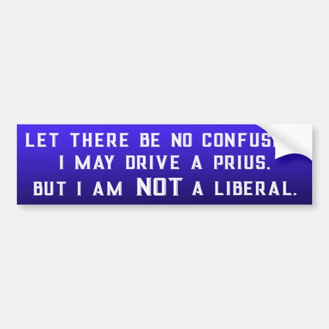 Funny Prius - Autoaufkleber (Vorne)