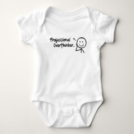 funny Professional Overthinker Baby Strampler