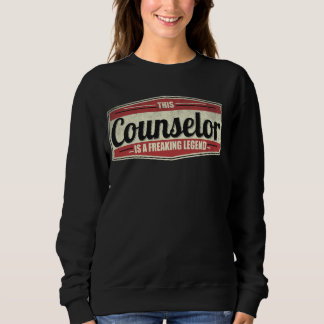 Funny Professionelle Zitat Vintager Berater Sweatshirt