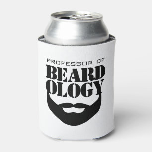 Funny Professor für Beardologie Dosenkühler
