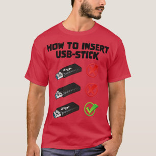 Funny Programer Joke Computer Nerd Einlegen U T-Shirt