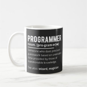 Funny Programmer Code Developer Meaning Definition Kaffeetasse